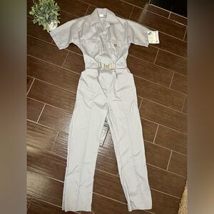 American Classic By Para-Suit Vintage Made In USA Grey Sz 38 Jumpsuit Overalls